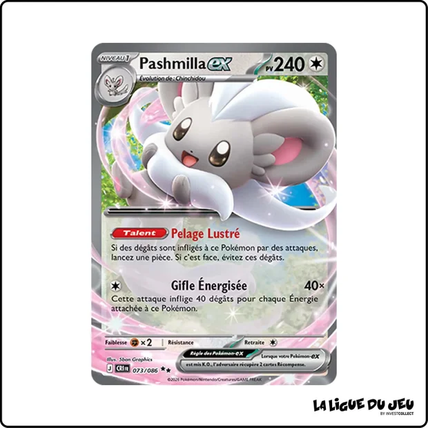 Ultra - Pokemon - Chaos Ascendant - Pashmilla ex 73/86