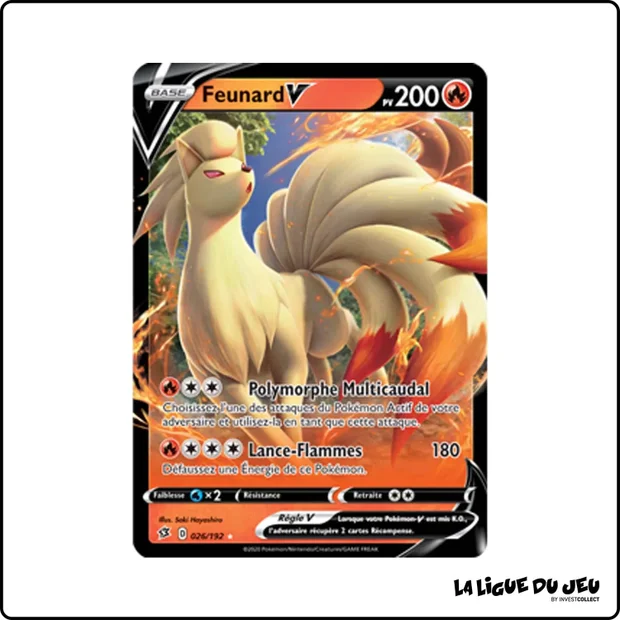 Ultra - Pokemon - Clash des Rebelles - Feunard V 26/192