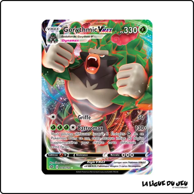Ultra - Pokemon - Clash des Rebelles - Gorythmic VMAX 18/192