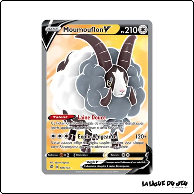 Ultra - Pokemon - Clash des Rebelles - Moumouflon V 188/192