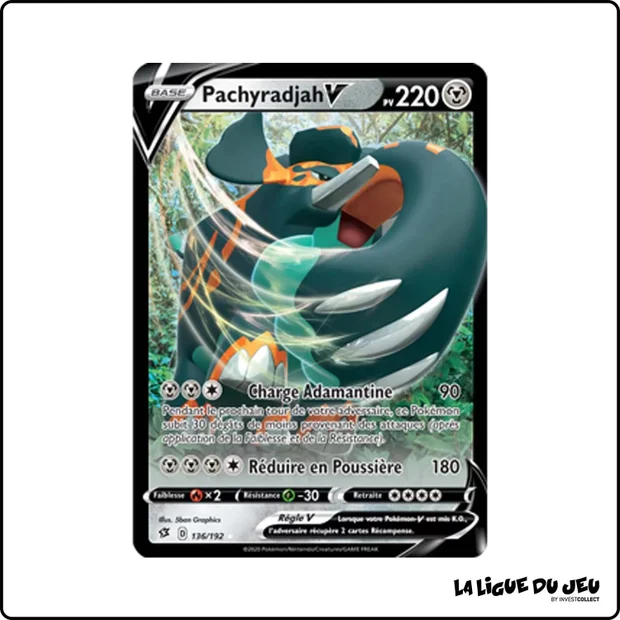 Ultra - Pokemon - Clash des Rebelles - Pachyradjah V 136/192