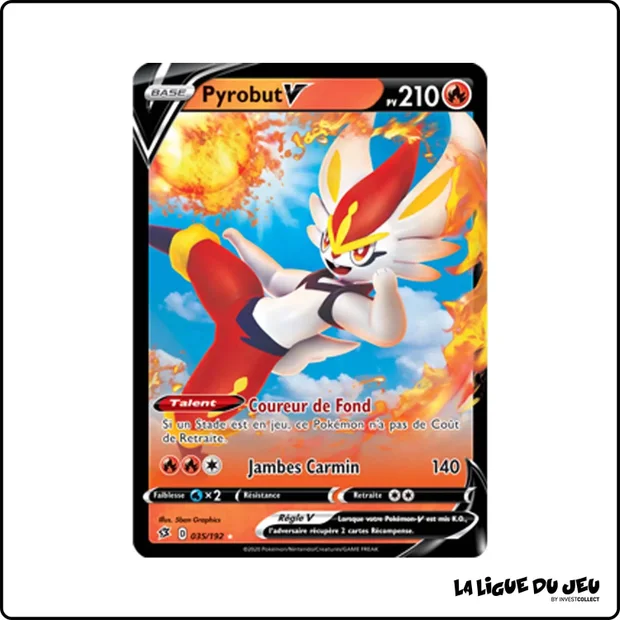 Ultra - Pokemon - Clash des Rebelles - Pyrobut V 35/192