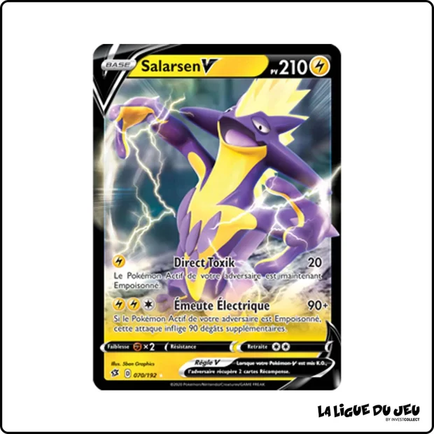 Ultra - Pokemon - Clash des Rebelles - Salarsen V 70/192