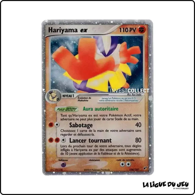 Ultra - Pokemon - Deoxys - Hariyama ex 100/107