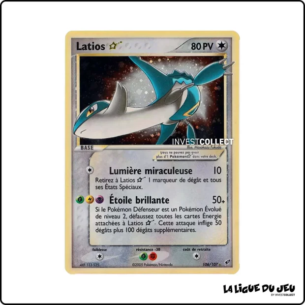 Ultra - Pokemon - Deoxys - Latios Star 106/107