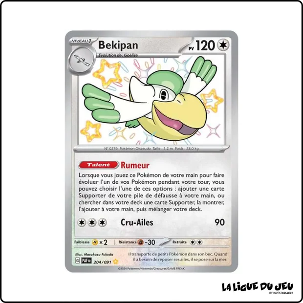 Ultra - Pokemon - Destinées de Paldea - Bekipan 204/91