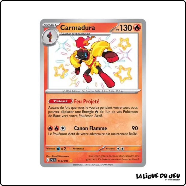 Ultra - Pokemon - Destinées de Paldea - Carmadura 115/91