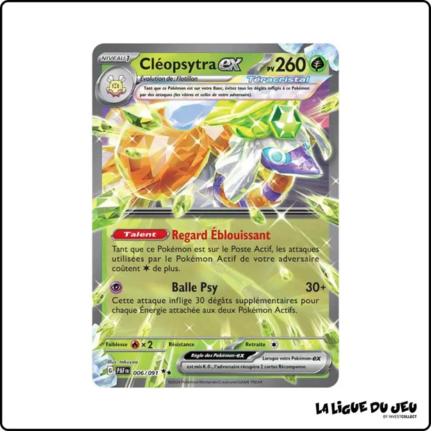 Ultra - Pokemon - Destinées de Paldea - Cléopsytra-ex 6/91