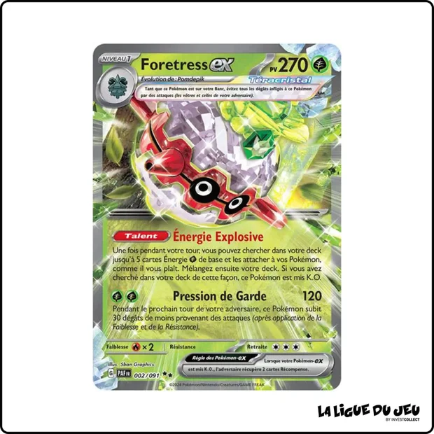 Ultra - Pokemon - Destinées de Paldea - Foretress-ex 2/91