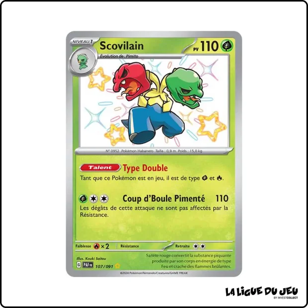 Ultra - Pokemon - Destinées de Paldea - Scovilain 107/91