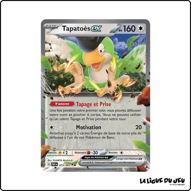 Ultra - Pokemon - Destinées de Paldea - Tapatoès-ex 75/91