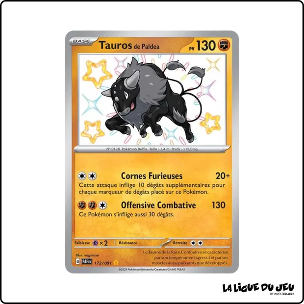 Ultra - Pokemon - Destinées de Paldea - Tauros de Paldea 172/91