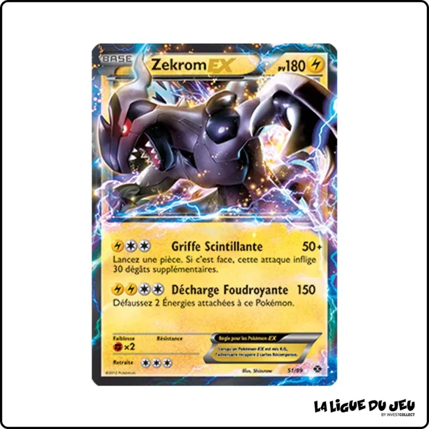 Ultra - Pokemon - Destinées Futures - Zekrom EX 51/99