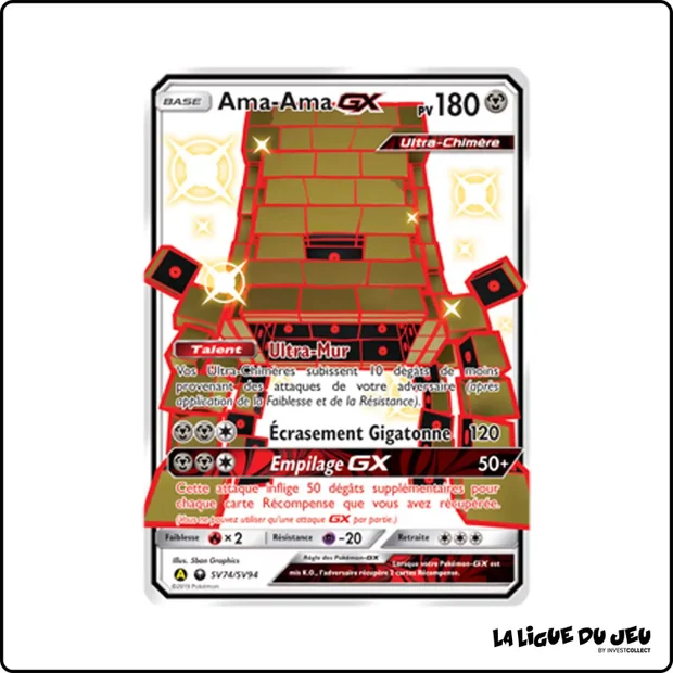 Ultra - Pokemon - Destinées Occultes - Ama-Ama GX SV74/SV94