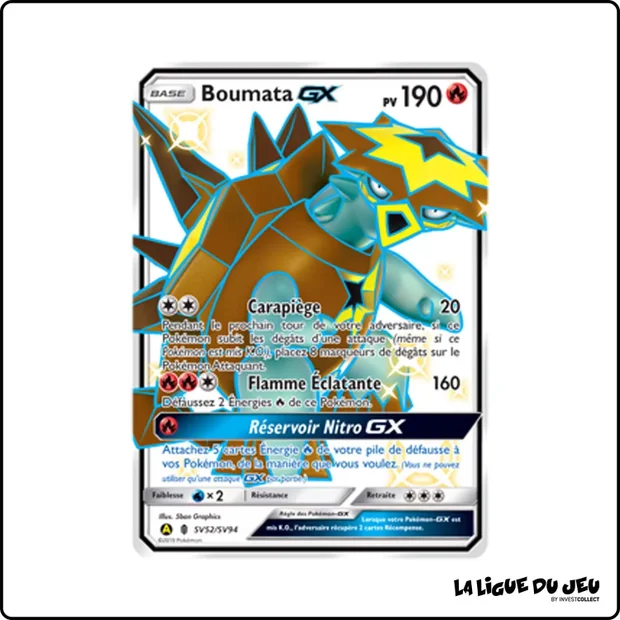 Ultra - Pokemon - Destinées Occultes - Boumata GX SV52/SV94