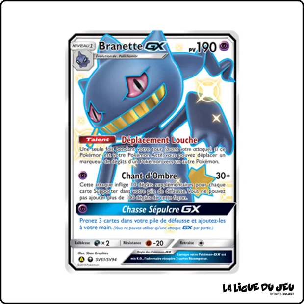 Ultra - Pokemon - Destinées Occultes - Branette GX SV61/SV94