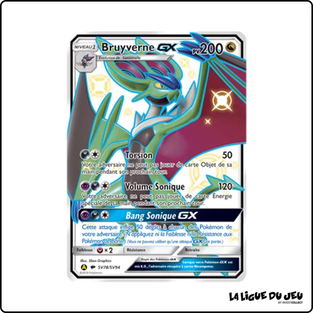 Ultra - Pokemon - Destinées Occultes - Bruyverne GX SV78/SV94