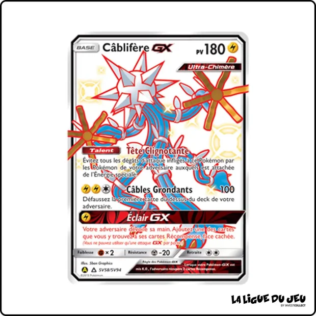 Ultra - Pokemon - Destinées Occultes - Câblifère GX SV58/SV94
