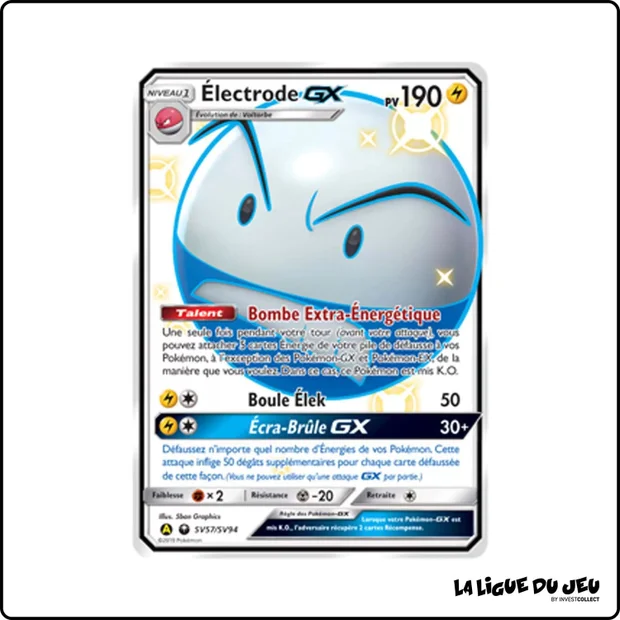Ultra - Pokemon - Destinées Occultes - Électrode GX SV57/SV94