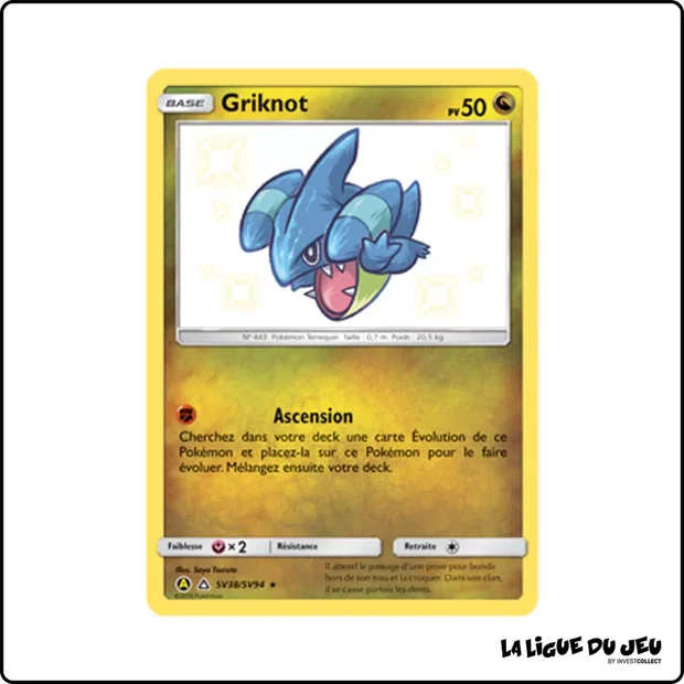 Ultra - Pokemon - Destinées Occultes - Griknot SV38/SV94