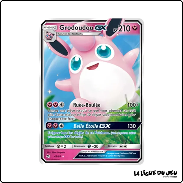 Ultra - Pokemon - Destinées Occultes - Grodoudou GX 42/68