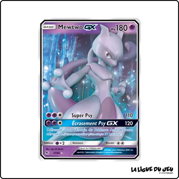 Ultra - Pokemon - Destinées Occultes - Mewtwo GX 31/68