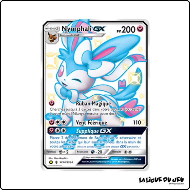 Ultra - Pokemon - Destinées Occultes - Nymphali GX SV76/SV94