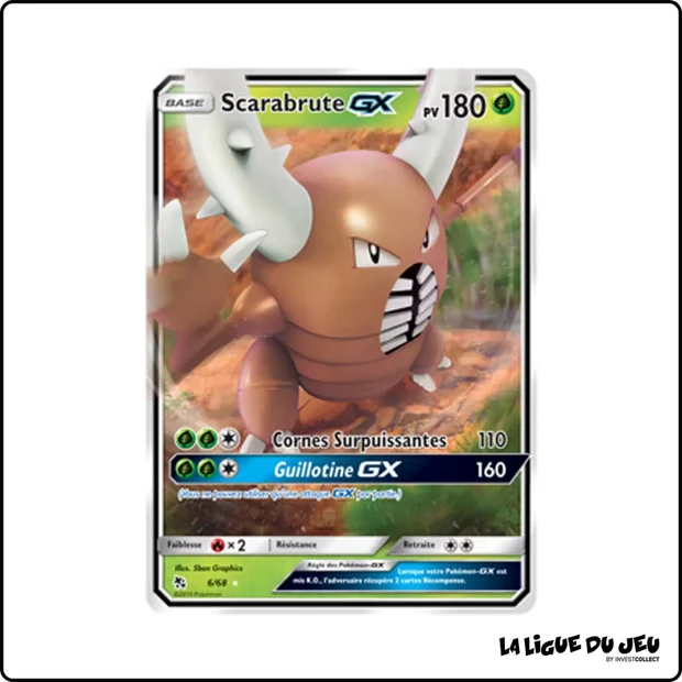 Ultra - Pokemon - Destinées Occultes - Scarabrute GX 6/68