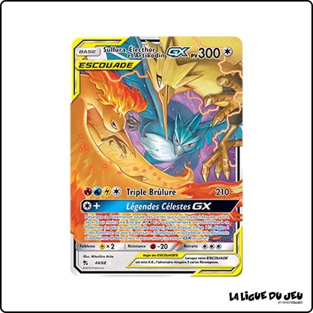 Ultra - Pokemon - Destinées Occultes - Sulfura, Électhor et Artikodin GX 44/68