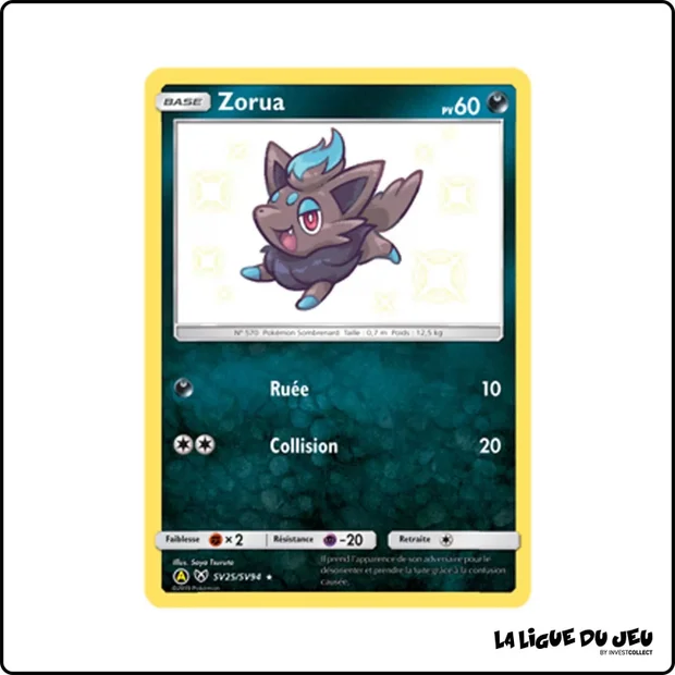 Ultra - Pokemon - Destinées Occultes - Zorua SV25/SV94