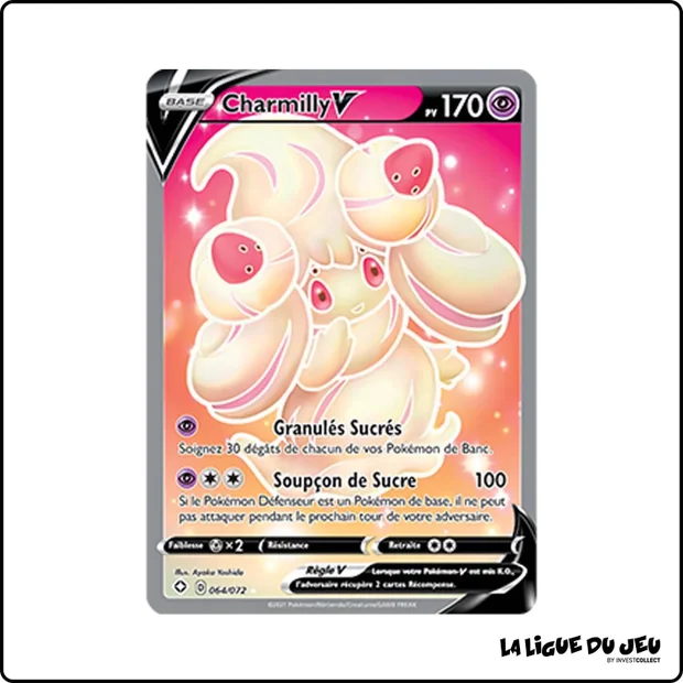 Ultra - Pokemon - Destinées Radieuses - Charmilly V 64/72