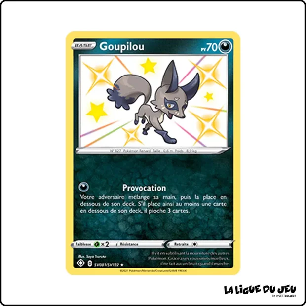 Ultra - Pokemon - Destinées Radieuses - Goupilou SV81/SV122