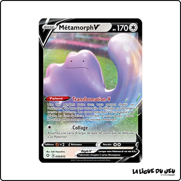 Ultra - Pokemon - Destinées Radieuses - Métamorph V 50/72