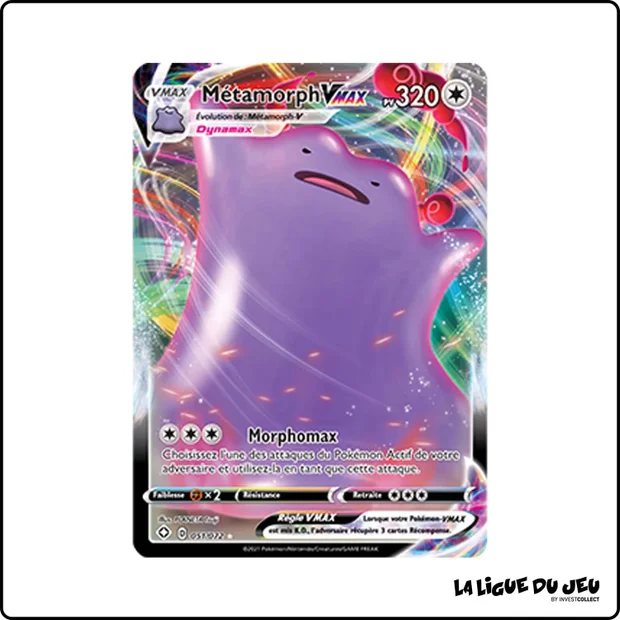 Ultra - Pokemon - Destinées Radieuses - Métamorph VMAX 51/72