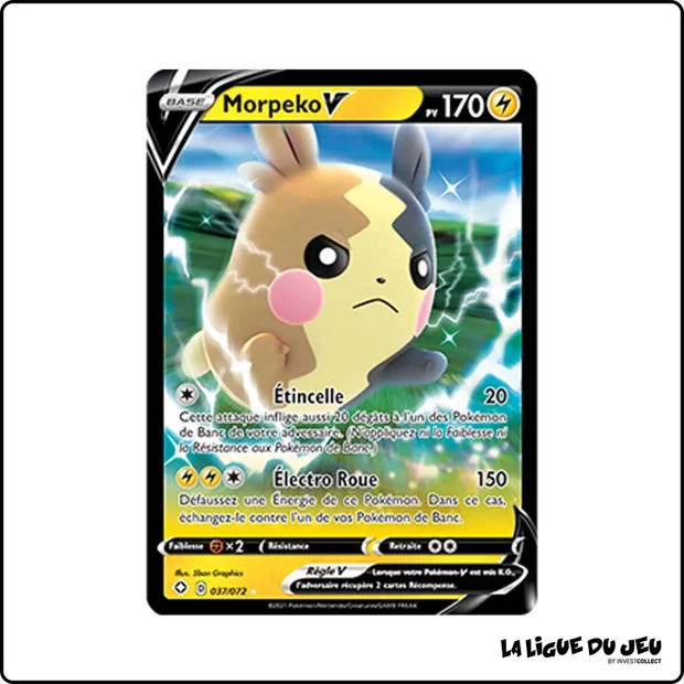 Ultra - Pokemon - Destinées Radieuses - Morpeko V 37/72