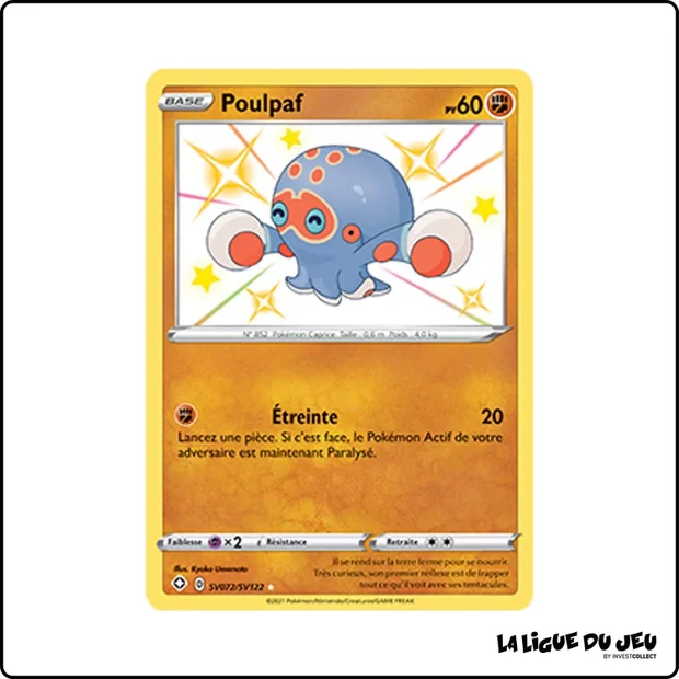 Ultra - Pokemon - Destinées Radieuses - Poulpaf SV72/SV122