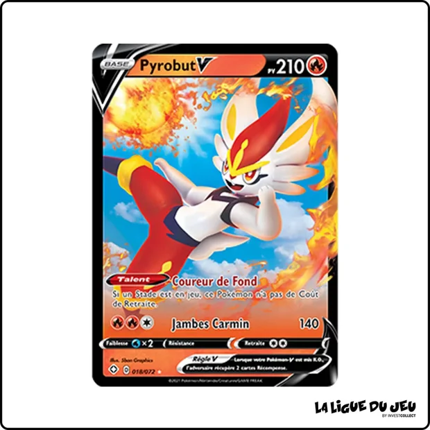Ultra - Pokemon - Destinées Radieuses - Pyrobut V 18/72