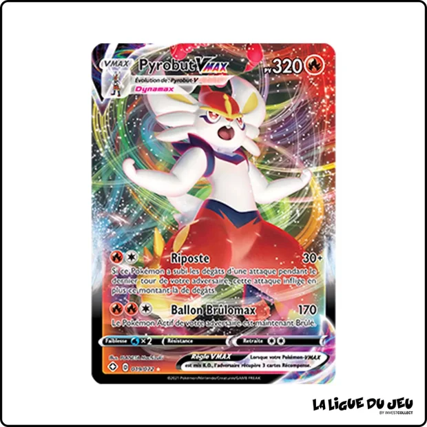 Ultra - Pokemon - Destinées Radieuses - Pyrobut VMAX 19/72