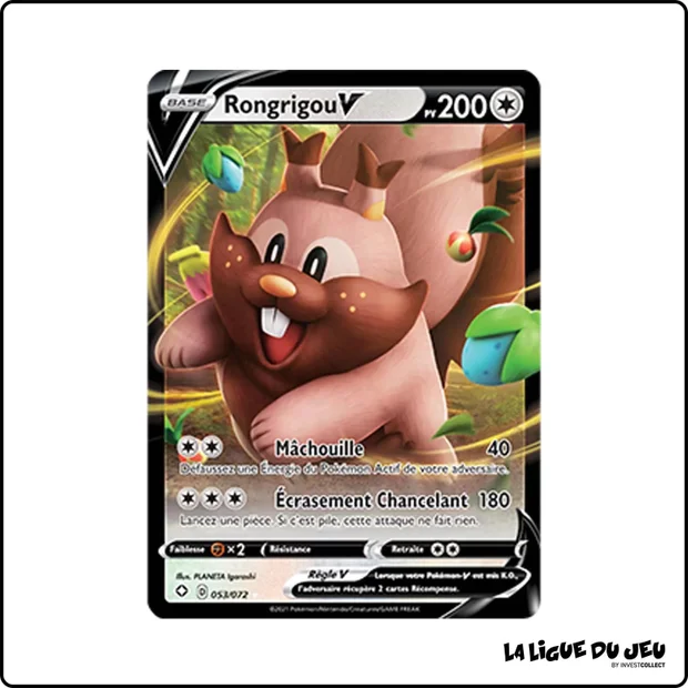 Ultra - Pokemon - Destinées Radieuses - Rongrigou V 53/72