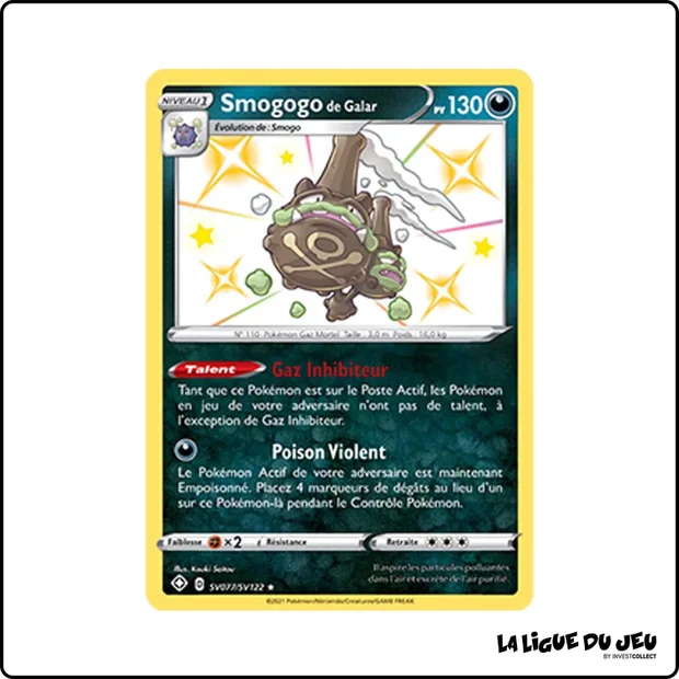 Ultra - Pokemon - Destinées Radieuses - Smogogo de Galar SV77/SV122