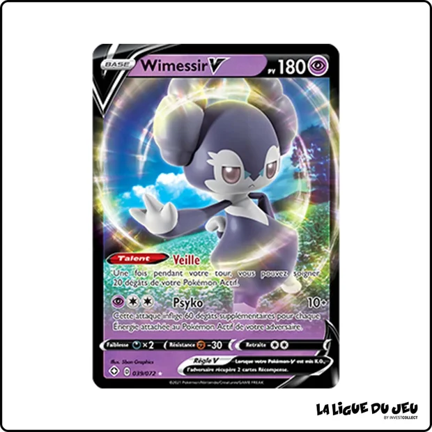 Ultra - Pokemon - Destinées Radieuses - Wimessir V 39/72