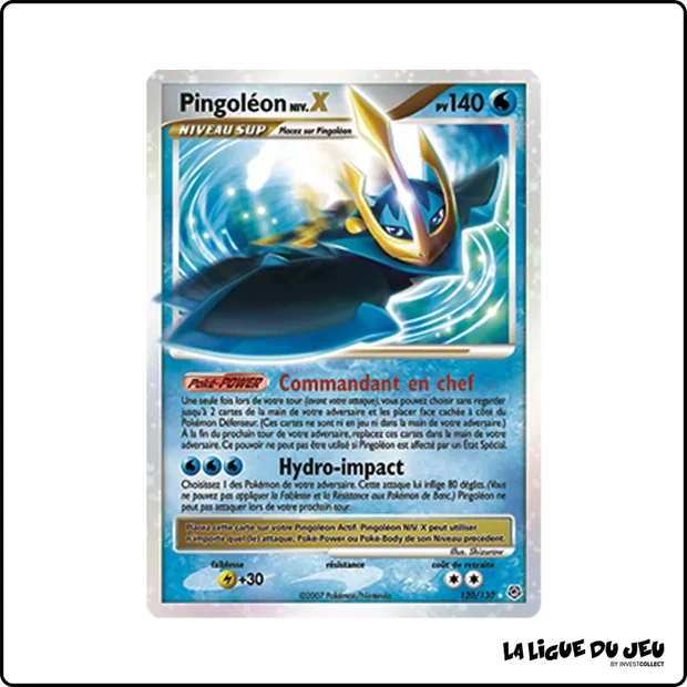 Ultra - Pokemon - Diamant & Perle de Base - Pingoléon NIV.X 120/130