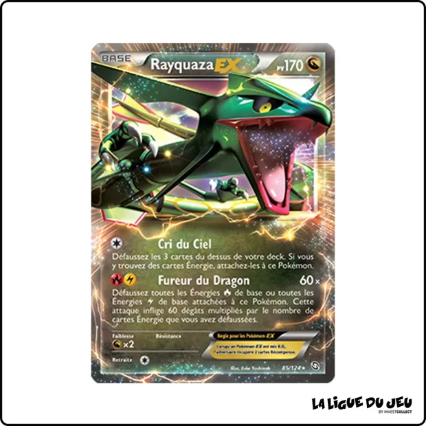 Ultra - Pokemon - Dragons Exaltés - Rayquaza EX 85/124