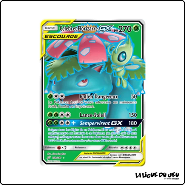 Ultra - Pokemon - Duo de Choc - Celebi et Florizarre GX 159/181