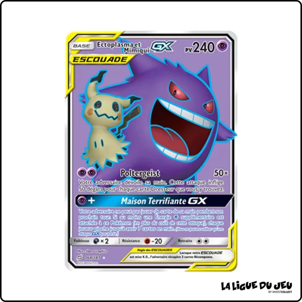 Ultra - Pokemon - Duo de Choc - Ectoplasma et Mimiqui GX 164/181