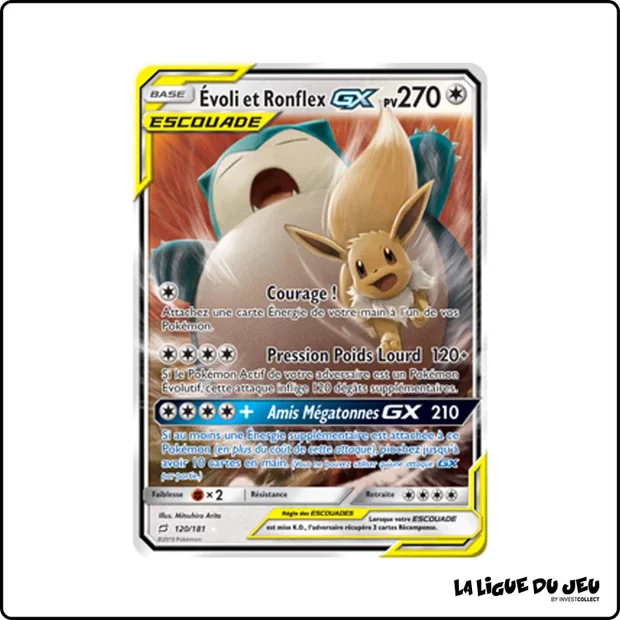 Ultra - Pokemon - Duo de Choc - Évoli et Ronflex GX 120/181