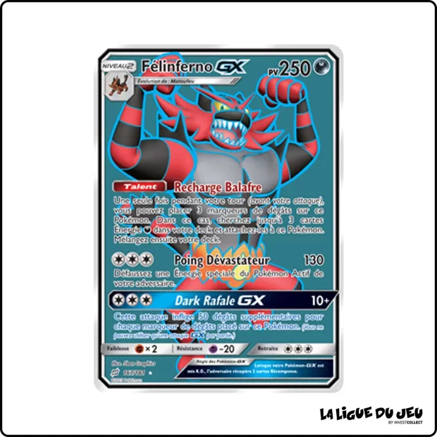 Ultra - Pokemon - Duo de Choc - Félinferno GX 167/181