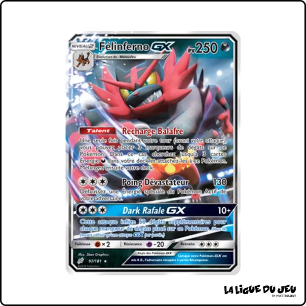 Ultra - Pokemon - Duo de Choc - Félinferno GX 97/181