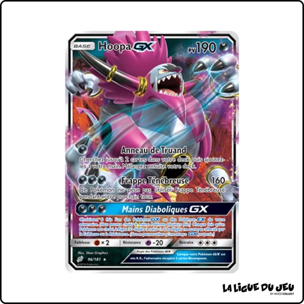 Ultra - Pokemon - Duo de Choc - Hoopa GX 96/181