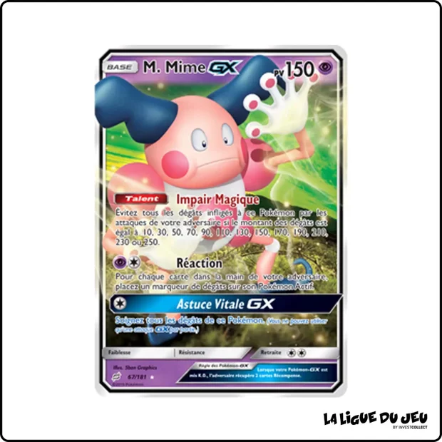 Ultra - Pokemon - Duo de Choc - M. Mime GX 67/181